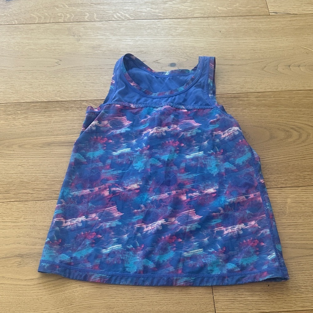 Ivivva Colorful Kids Tank Top 8 girls purple blue